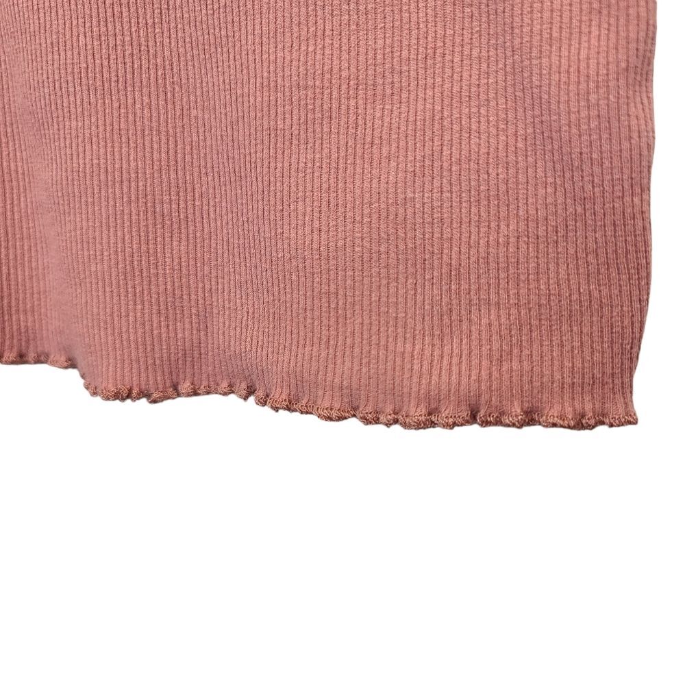 Derek Heart Dusty Pink Ribbed Tank Top S - Picture 7 of 11